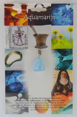 Steengoed Hanger gezondheidssteen aquamarijn Steengoed Hanger gezondheidssteen aquamarijn