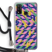 Skew Blush 1: Huawei P Smart (2020) Transparant Hoesje met koord
