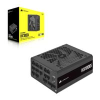 Corsair HX1000i power supply unit 1000 W 24-pin ATX ATX Zwart - thumbnail