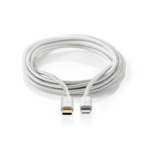 Nedis USB-Kabel | Apple Lightning 8-Pins naar USB-C Male | 480 Mbps | 2 m | 1 stuks - CCTB39650AL20 CCTB39650AL20