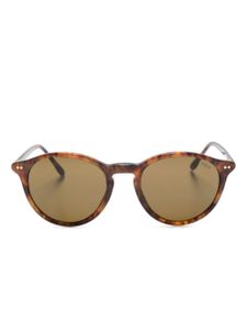 Polo Ralph Lauren lunettes de soleil rondes à effet écailles de tortue - Marron