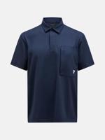 Peak Performance Pocket Golf Polo Heren Salute Blue S