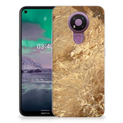 Nokia 3.4 | TPU | Siliconen hoesje | Marmer Creme