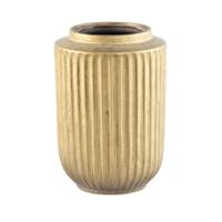 PTMD bloempot harris hoog s goudkleurig 26 cm | 2 stuks