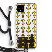 Musketon Anchor: Pixel 4 XL Transparant Hoesje met koord