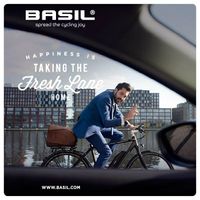 Basil icon m - fietsmand - achterop - zwart