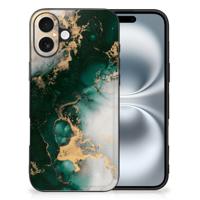 Marmeren Print Telefoonhoesje voor iPhone 16 Marmer Groen