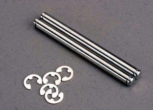 Suspension pins, 39mm hard chrome (2)/ e-clips (4)