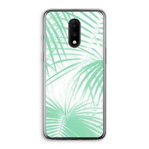Palmbladeren: OnePlus 7 Transparant Hoesje