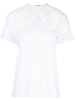 Vivetta blouse en coton à manches courtes - Blanc