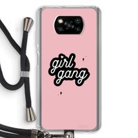 Girl Gang: Xiaomi Poco X3 Pro Transparant Hoesje met koord