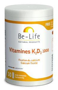 Be-life Vitamines K2 D3 1000 Capsules