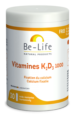 Be-life Vitamines K2 D3 1000 Capsules