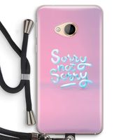 Sorry not sorry: HTC U Play Transparant Hoesje met koord
