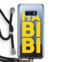 Habibi Majorelle : Samsung Galaxy S10e Transparant Hoesje met koord