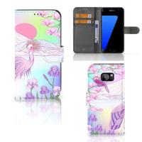 Samsung Galaxy S7 Edge | Telefoonhoesje | Met pasjeshouder | Bird