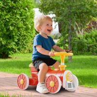 Rutschauto Rutschfahrzeug met Stuurwiel & Trekpijptoon-knop & Opbergruimte Onder de Zitting Rutscher Kinderauto 61 x 30 x 38 cm Rood Rutschauto Rutschfahrzeug met Stuurwiel & Trekpijptoon-knop & Opbergruimte Onder de Zitting Rutscher Kinderauto 61 x 30 x 38 cm Rood