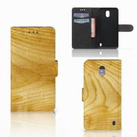 Nokia 2 | Book Style Case | Licht Hout