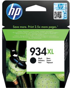 HP inktcartridge 934XL, 1.000 pagina&apos;s, OEM C2P23AE, zwart