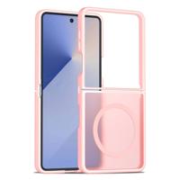 Lunso Samsung Galaxy Z Flip 7 slank backcover hoesje met MagSafe ondersteuning - Roze