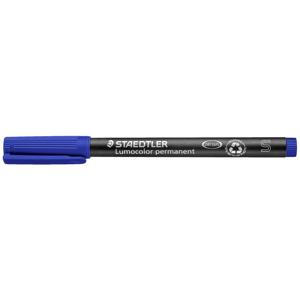 Staedtler Lumocolor permanent S DRY SAFE 313-3 Permanent marker Blauw Watervast: Ja