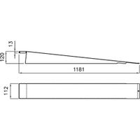 Legrand Van Geel Soluflex toebehoren voor vloergoot, type toebehoren hellingbaan - thumbnail
