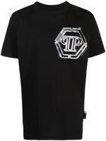 Philipp Plein t-shirt en coton à logo imprimé - Noir - thumbnail