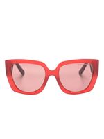 Marc Jacobs Eyewear lunettes de soleil à monture oversize - Rouge - thumbnail