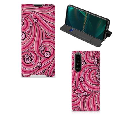 Sony Xperia 5 III | Bookcase | Swirl Pink