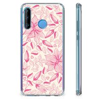 Huawei P30 Lite Case Pink Flowers