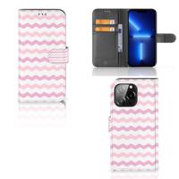 iPhone 13 Pro | Telefoon Hoesje | Waves Roze