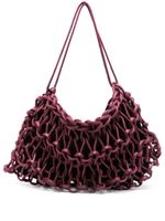 Alienina sac porté épaule Nadia à design tressé - Violet