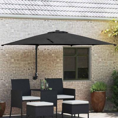 Tuinparasol Zwart en Zwart 248.5 x 247.5 x 160 cm