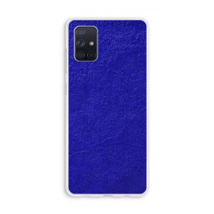 Majorelle Blue: Galaxy A71 Transparant Hoesje