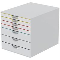 Durable VARICOLOR® MIX 7 762727 Ladebox Grijs DIN A4, DIN C4 Aantal lades: 7