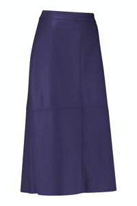 Studio Anneloes Maxime Faux Leather Skirt 09427 3800 Deep Purple