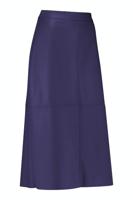 Studio Anneloes Maxime Faux Leather Skirt 09427 3800 Deep Purple