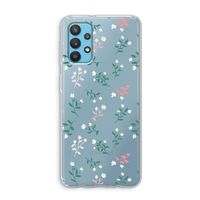 Small white flowers: Samsung Galaxy A32 4G Transparant Hoesje
