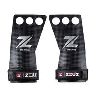 ZEUZ® Fitness & Crossfit Grips – Sport Handschoenen – Turnen – Gymnastics – Zwart – Carbon - Maat XL - thumbnail