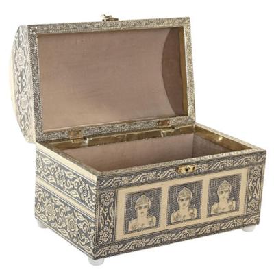 ITEM Sieradenkistje Chakras - 25x15x18 cm - champagne goud - 1 vak - juwelenkistje