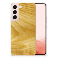 Samsung Galaxy S22 | Bumper Hoesje | Licht Hout