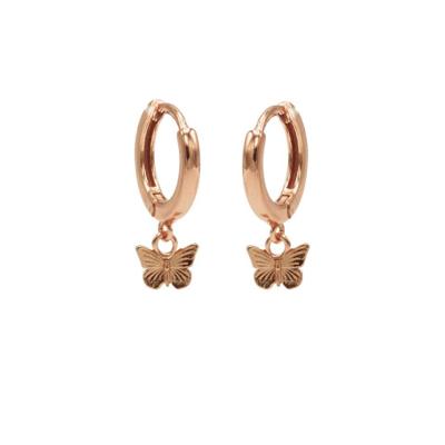 Karma Oorringen Hinged Hoops Butterfly Rosé