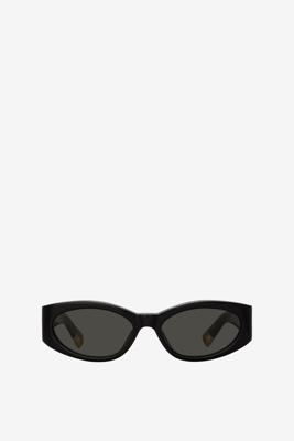 Jacquemus zonnebril Ovalo JAC4C1SUN black