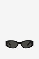 Jacquemus zonnebril Ovalo JAC4C1SUN black