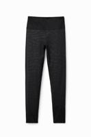 Sportlegging met logo - BLACK - L