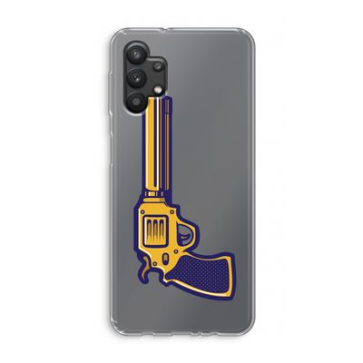 Pew Pew Pew: Samsung Galaxy A32 5G Transparant Hoesje