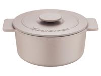 Masterpro Gietijzeren pan met deksel Ø 21 cm (Beige)
