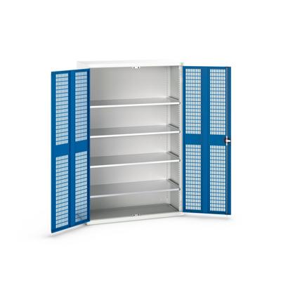 Bott Verso Kast Gevleugelde Deuren | 1300x550x2000mm | 4 Legborden | RAL 5010 - 16926783.11