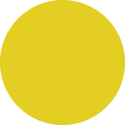 Rond ontwerp vinyl tapijt geel