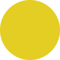 Rond ontwerp vinyl tapijt geel